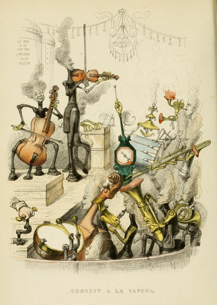 Illustration from J. J. Grandville's Un autre monde (1844) - Source.